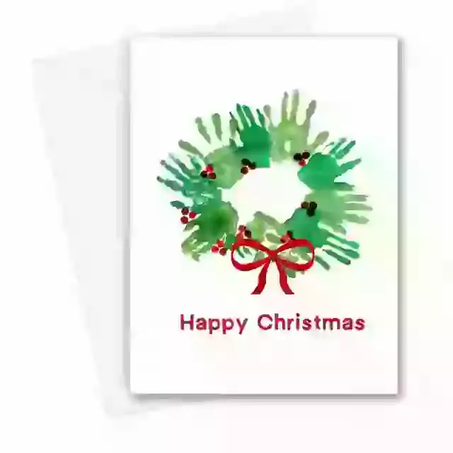 Christmas Wreath Card